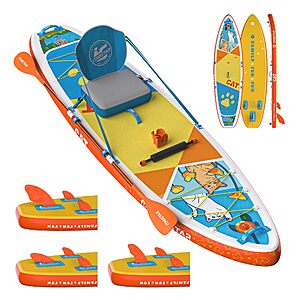 iTAOSTAR C01EP 34" Stand Up Paddle Board, Inflatable Paddle Board with Seat $154.99