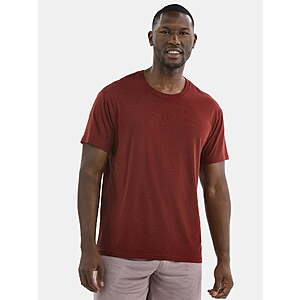 $2.73~$3.88: Athletic Works Men's Solid Tri Blend Tee with Short Sleeves(Heritage Russet,Sizes XS-2XL) at Walmart.com