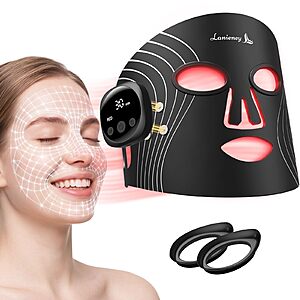 Amazon – Lanieney Wireless Red Light Therapy Face Mask $64.99 w/ Code