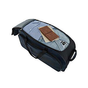 $44.10 FS WALMART Wrangler 30-inch Large Checked Multi-Pocket Upright Rolling Duffel Bag for Travel, Blue Pond