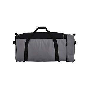$39 FS WALMART Wrangler Extra-Large 36-inch Collapsible 3-Wheel Rolling Locker Duffel Bag, Sharkskin