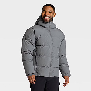 All In Motion Men Winter Hooded Wind-Resistant Heavyweight Puffer Jacket (2 Colors) $15.33