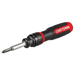 15-Piece Craftsman SpeedDrive Ratcheting Multi-Bit Screwdriver Set $14.99 + Free Shipping w/ Prime or on $35+