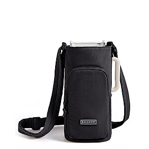 40-oz Bagsmart Quilted Magnetic Crossbody Water Bottle Bag (Black or Ivory) $9.99 + Free Shipping w/ Prime or on $35+