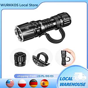 Wurkkos TD07 Tactical Flashlight 1300LM 479M Throw IP68 Waterproof $20.8 + Free Shipping