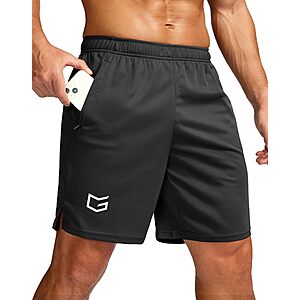 G Gradual Men's 5"/ 7"/ 9" Workout Running Shorts w/ Zip Pockets (Various) $12.91 + Free Shipping w/ Prime or on $35+