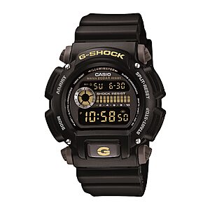 Casio Men's 'G-Shock' Quartz Resin Sport Watch , Black