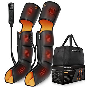 [Prime] QUINEAR 3-in-1 Leg Massager w/ Heat & Compression for Foot, Calf & Thigh $70.00 + Free Shipping