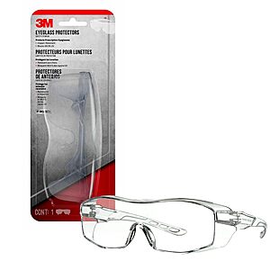 3M Over-the-Glasses Eyeglass Protectors w/ Scratch Resistant & UV Protective Clear Lens $6.26 + Free Shipping w/ Prime or on $35+