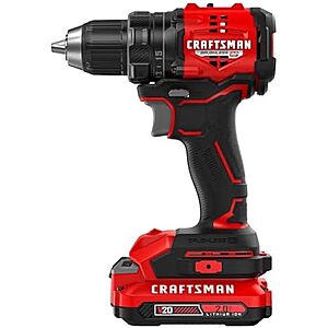 $69* | CRAFTSMAN V20 BRUSHLESS RP Compact Drill/Driver + 1.5Ah Battery & Charger at Amazon
