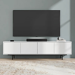 74.5" Latitude Run Cambridge 4 Door TV Console for TVs up to 85" (White) $128.99 + Free Shipping