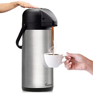 102-oz Vondior Stainless Steel Airpot Coffee Dispenser w/ Pump $19.99 + Free Shipping w/ Prime or on $35+