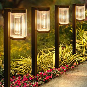 6-Pack ELECLINK Solar Pathway Lights Outdoor IP65 Waterproof LED Garden Path Lights $27.49 ($4.58 each) + Free Shipping w/ Prime or on $35+