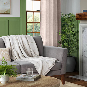 Threshold Windowpane Boucle Throw Blanket (Cream/Neutral or Blue) $11.69 + Free Shipping