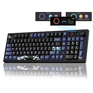 Womier L98 Wireless Mechanical Keyboard – 28% Off $57.59