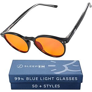 Blue Light Blocking Glasses for Sleep - 99% Amber, Muse Frame $39.98