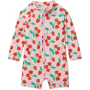 Amazon Essentials Unisex Babies' Long-Sleeve One-Piece Rashguard $9.2