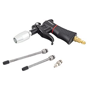 SUNEX SXBG01K Air Blow Gun Kit with Variable Trigger, Adjustable Nozzle, Venturi Tip, 2 Rubber Tip Extensions, $17.50, Amazon