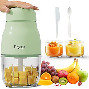 10-Oz Phydge Upgraded Baby Food Processor w/ 8 Blades $15.99 + Free Shipping w/ Prime or on $35+