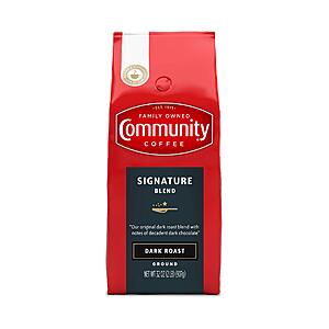 $13.48 or less S&S 20% clip Q AMZ: Community Coffee Signature Blend 32 Ounce, Dark Roast Ground Coffee, 32 Ounce Bag (Pack of 1)