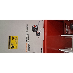 husky 2pk tape measure at home depot (in store)