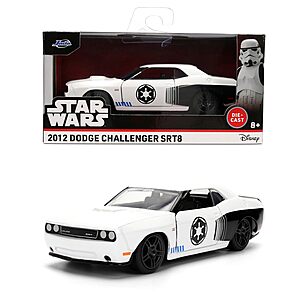 Jada Star Wars Stormtrooper 2014 Dodge Challenger SRT8 1:32 Scale Hollywood Rides Diecast Model Car $11.87 + Free Shipping w/ Prime or on $35+