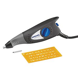 Dremel 120V Engraver Rotary Tool w/ Carbide Point & Stencils (290-02) $20.97 + Free Shipping w/ Prime or on $35+