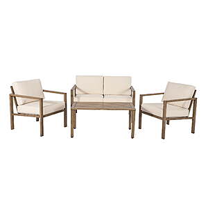 Mainstays Dashwood 4-Piece Outdoor Conversation Set (Cream) $197.00 + Free Shipping