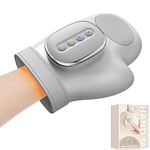Feyano Hand Massager with Heat and Compression, Rechargeable $44.99