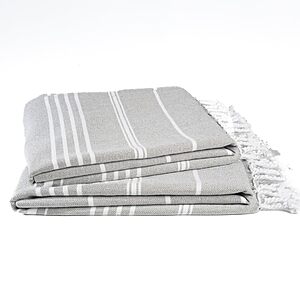 2-Pack 36"x72" Turkish Cotton Beach Towel w/ Bag (Silver Mist) $8.89 + Free Shipping w/ Prime or on $35+