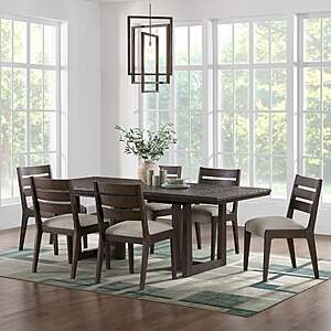 Portalis Dining Table and 6 Chairs $899.99 free shipping Costco.com