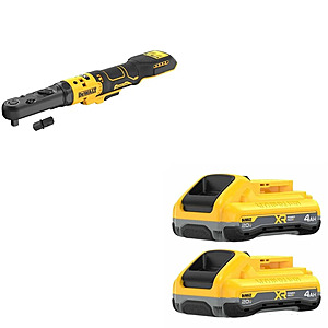 DeWalt DCF510B Sealed Head Ratchet W/ FREE 4Ah Powerpack Battery, 2 Pack DCB2104-2 $279