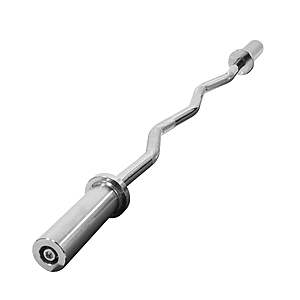 4' Signature Fitness Olympic Curl Bar w/ 2" Sleeves $9.99 + Free Shipping w/ Walmart+ or on $35+