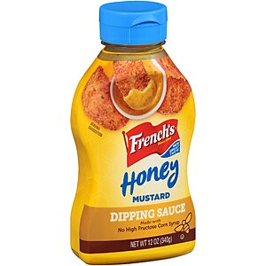 [S&S]French's Honey Mustard Dipping Sauce, 12 oz (Pack of 8) $9.26 + Free S&H w/ Prime or $35+