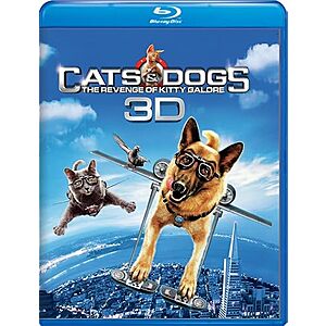 Cats & Dogs: The Revenge of Kitty Galore [Blu-ray + 3D] $6.25 + Free Shipping w/ Prime or on $35+