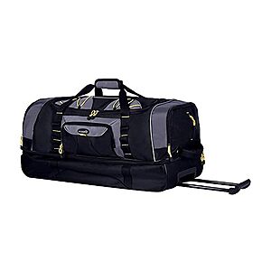 $17.99 | TPRC Sierra Madre Duffel Bag, Black, 30" Rolling at Woot!