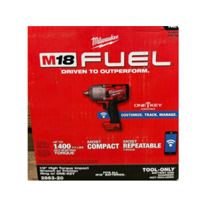 Milwaukee 2863-20 M18 FUEL ONE-KEY 11/2 in. High Torque Impact Wrench with Friction Ring (Tool-Only) 8V Lithium-Ion Brushless Cordless $225