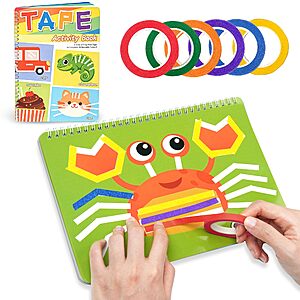 UIIOPJIOM Tape Quiet Activity Book for Toddlers $4.99