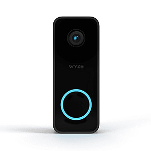 Wyze Wired IP65 Video Doorbell (Black) $18.40 + Free Shipping