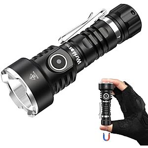 [AC] $19.99* | Wurkkos TS12 SFT25R 1350 Lumen LED Mini Flashlight w/ Battery at Amazon