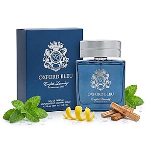 [NEW, SnS] $41.04 | English Laundry Oxford Bleu Eau de Parfum, 3.4 Fl Oz at Amazon