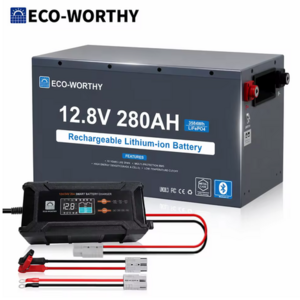ECO-WORTHY 3584Wh 12V 280Ah Battery and 20A Charger (Free Ship) $269