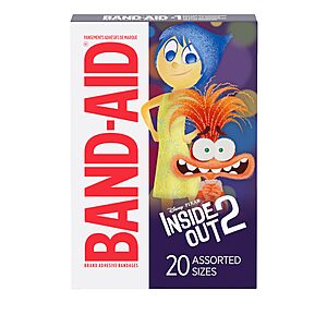 [S&S]20 Ct Band-Aid Inside Out Adhesive Bandages, Assorted Sizes $2.47 + Free S&H w/ Prime or $35+
