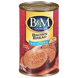 [S&S]16 oz B&M Bread Brown Plain $2.11 + Free S&H w/ Prime or $35+