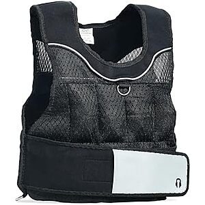 $18.99* | 20-lb CAP Barbell Adjustable Weighted Vest (Black) at Amazon