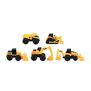 5-Pack 3" CAT Construction Toy Set w/ Moving Parts $4.00 + Free S&H w/ Walmart+ or on $35+ or Free Store Pickup at Walmart