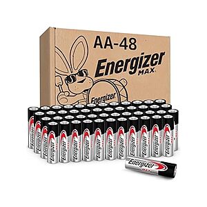 New Woot Customers: $9.99 | 48-Ct Energizer MAX AA Alkaline Batteries at Woot!