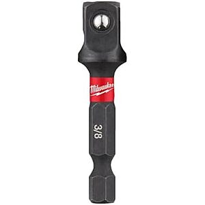 $3.11* | Milwaukee Shockwave Steel Impact Duty 1/4" Hex Shank to 3/8" Square Socket Adapter at Amazon