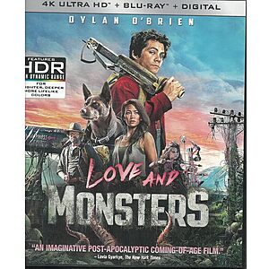 Love and Monsters (4K UHD + Blu-ray + Digital) $11.49 + Free Shipping w/ Prime or on $35+