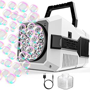 Amazon – Smlau Bubble Machine for Kids $11.99 w/ Code